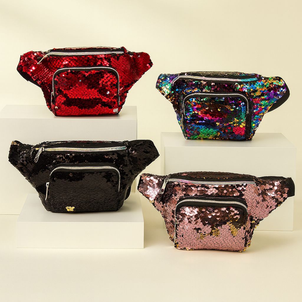 Bolsa Pochete Sequinada Brilhante  Modelos com 1 o
