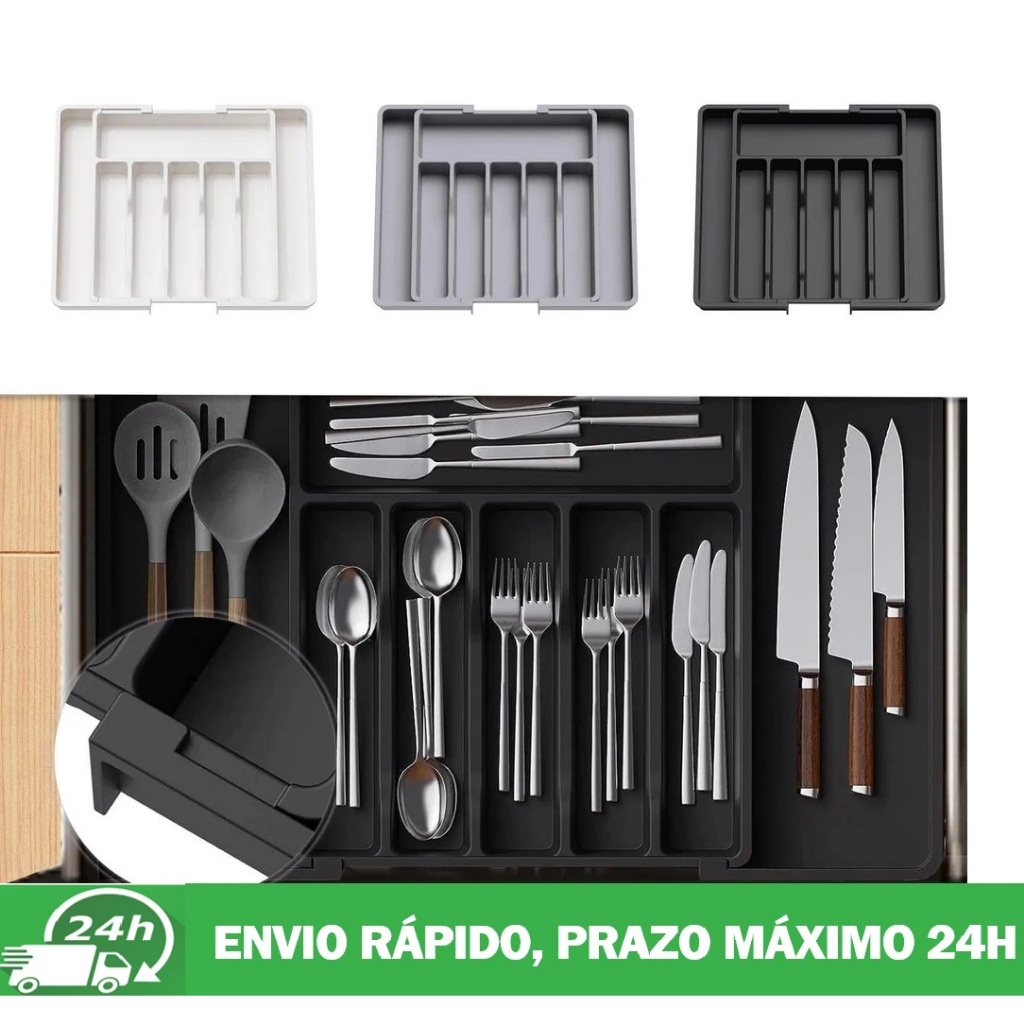 Organizador De Gavetas Ajustável para Cozinha, Ut