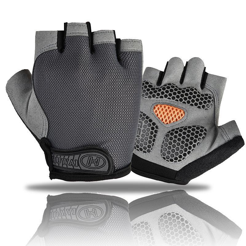 Luva de Ciclismo Meio Dedo Antiderrapante –