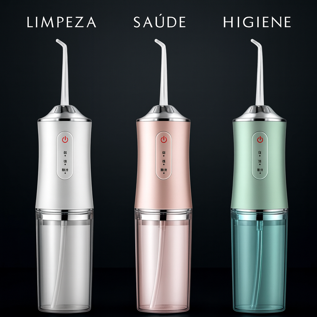 Irrigador Dental Portátil Recarregável 300ml IPX