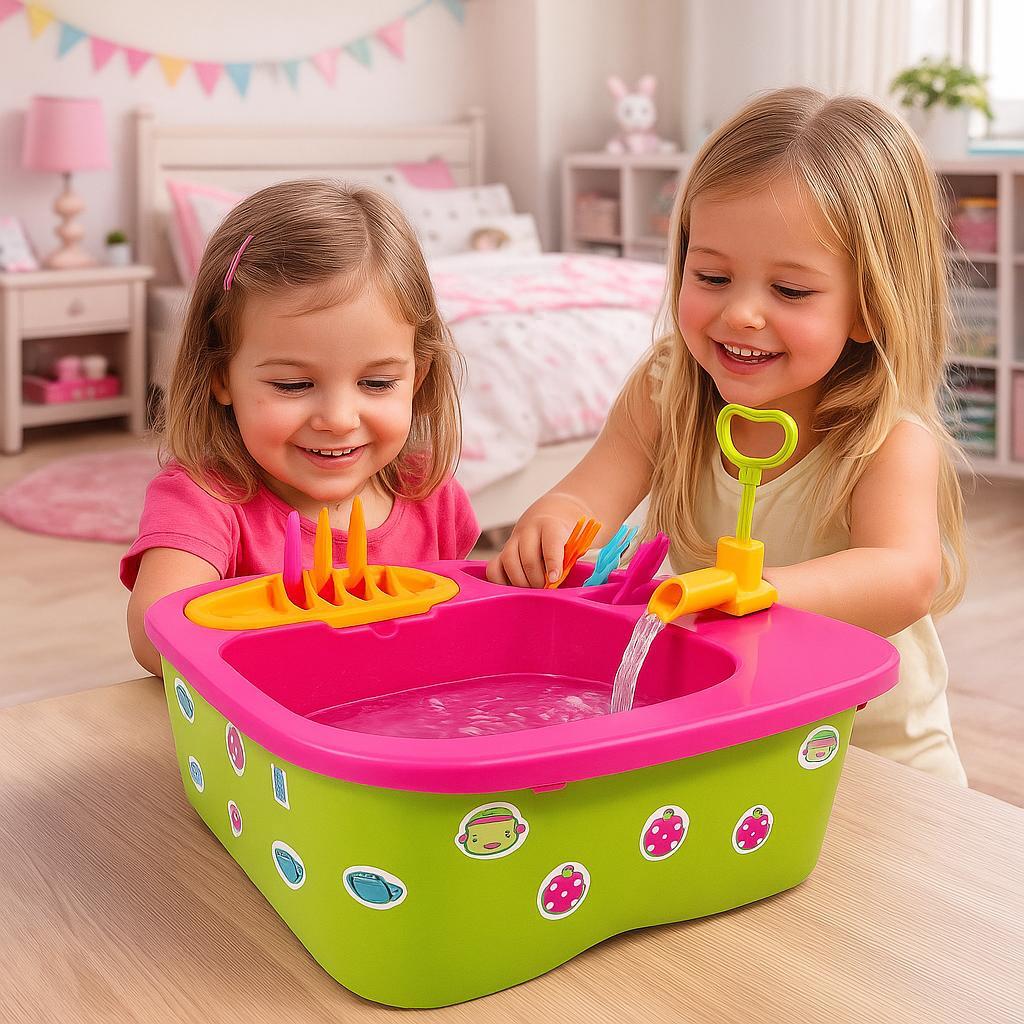 Pia Infantil Acqua Brink com Torneira que Sai Águ