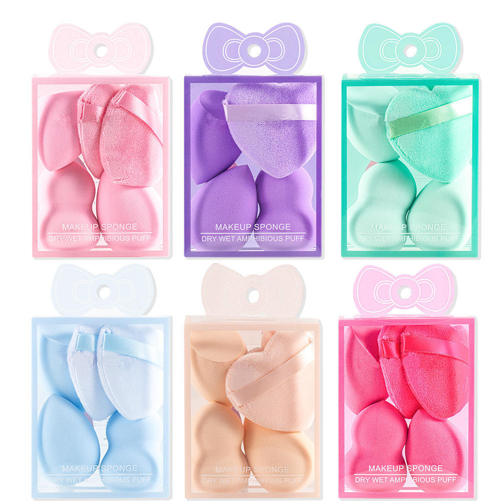 Kit Esponjas de Maquiagem Sweet Beauty Sortidas