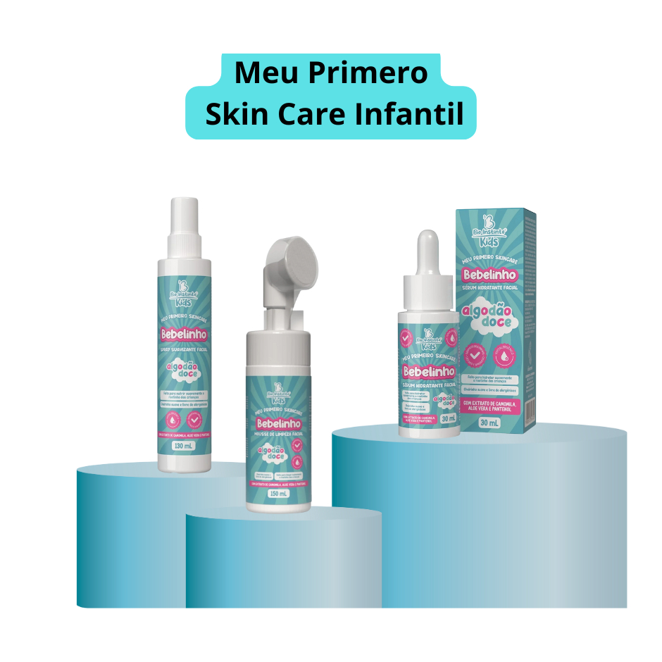 Skin Care Completo Infantil Algodão doce Bio Inst