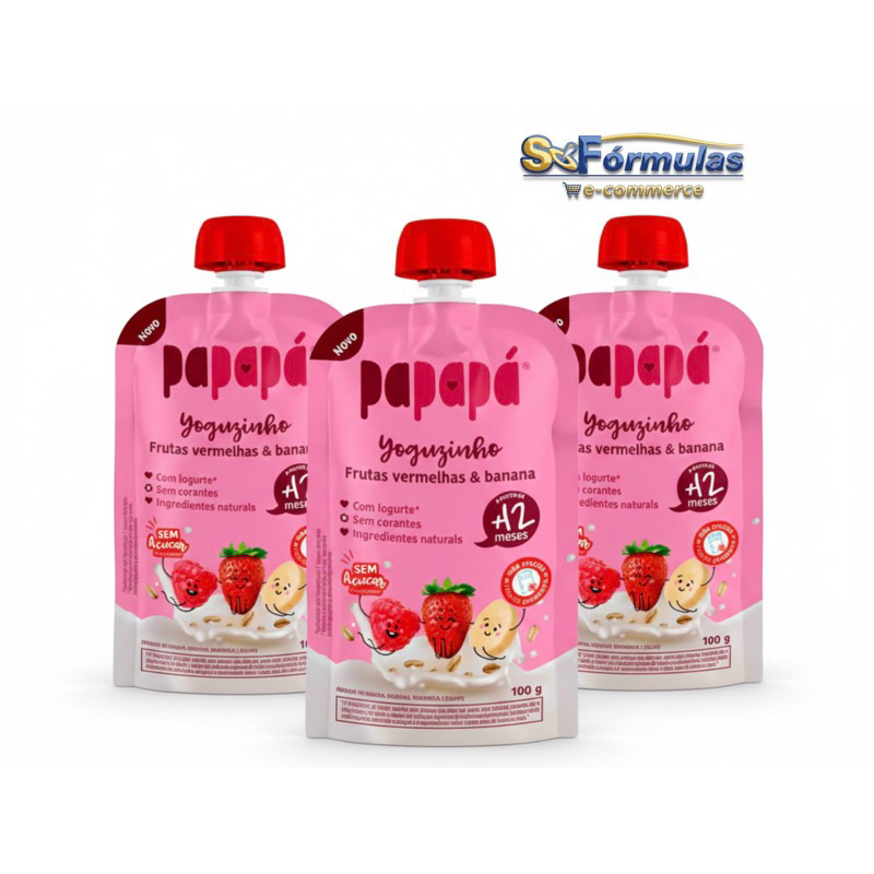 Yoguzinho Papapá Papinha – Frutas Vermelhas