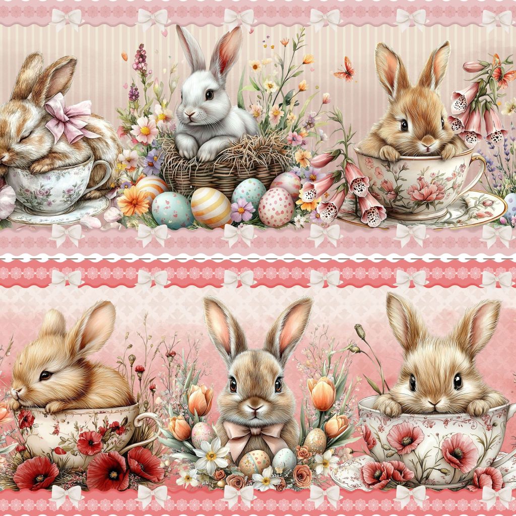 Tricoline Digital 100% Algodão Páscoa Doçura do