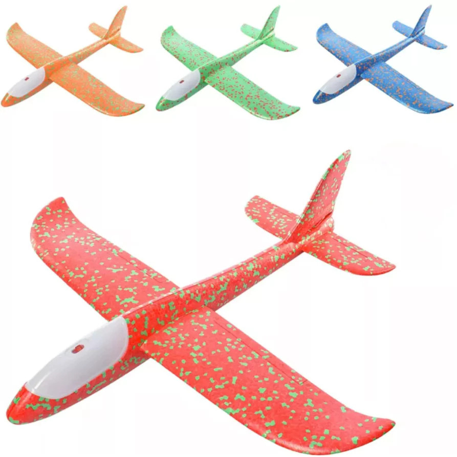 Avião Brinquedo Planador Grande com luzes–L