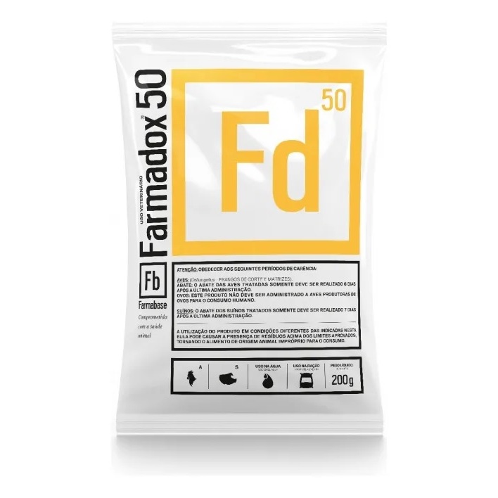 Farmadox 50 200g – Doxiciclina – Comba