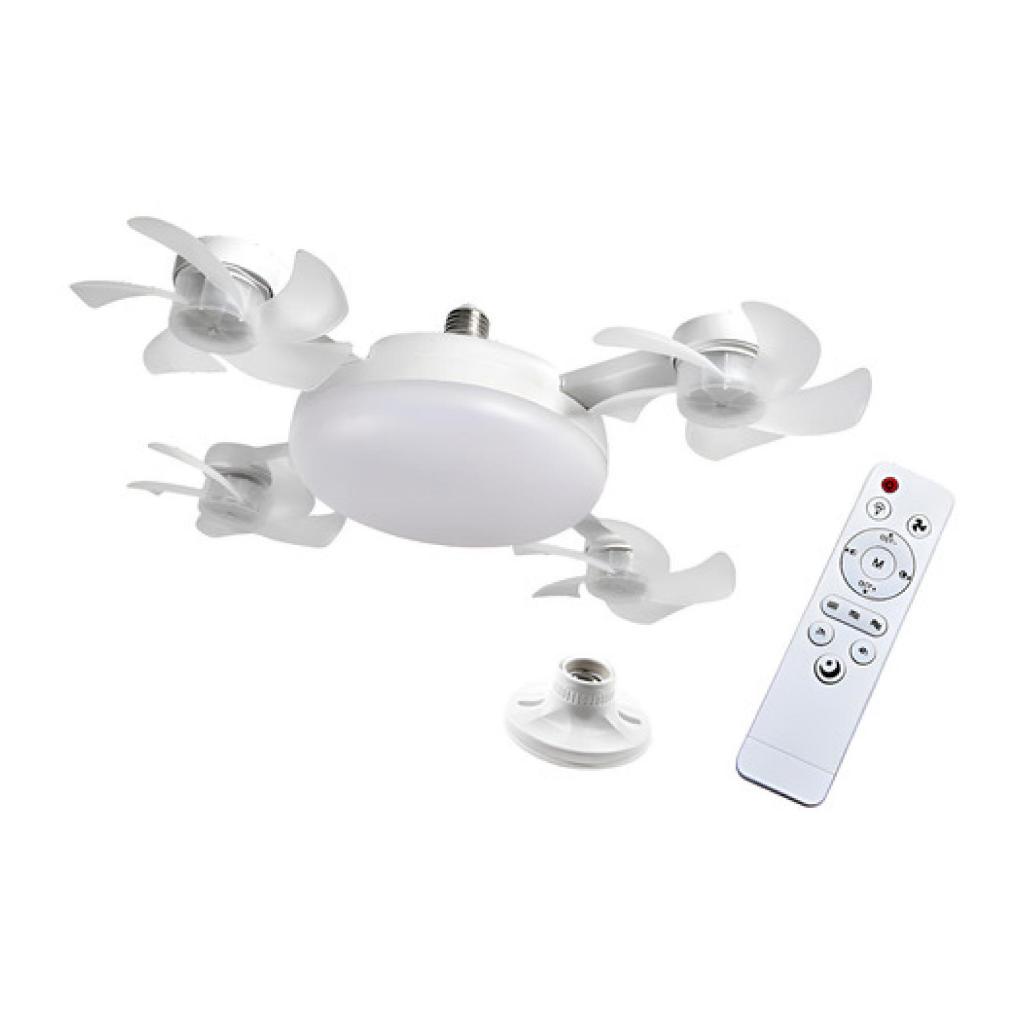 Ventilador De Teto Com Luz E 4 Difusores De 55 cm