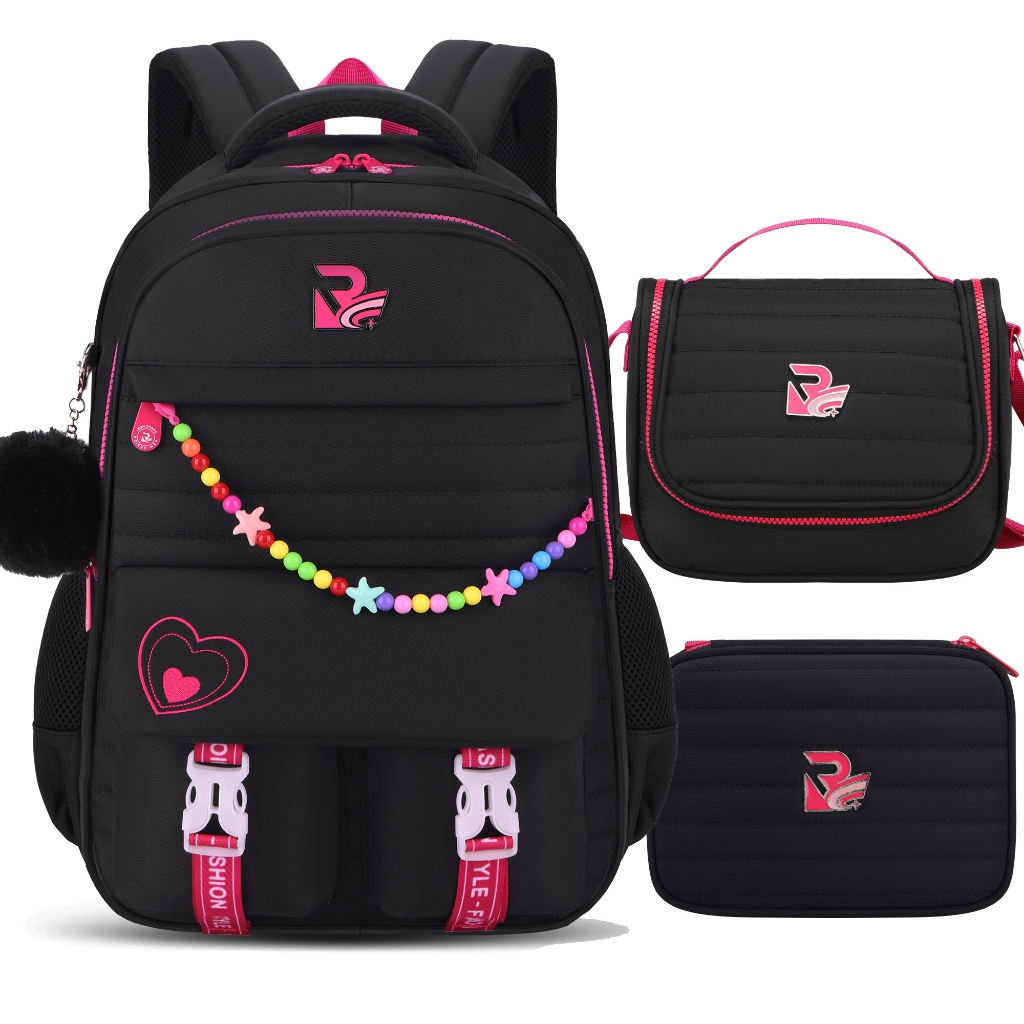 Kit 3 Mochila Grande + Mini Mochila + Bolsa Mão C