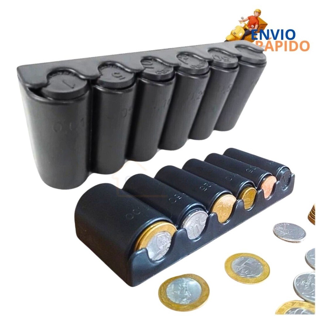 Porta moedas Perueiro de 1 centavo ate 1 real