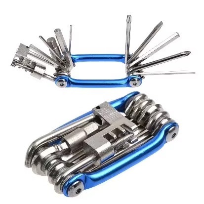 Canivete Ciclista 12funções Chave Corrente Espá