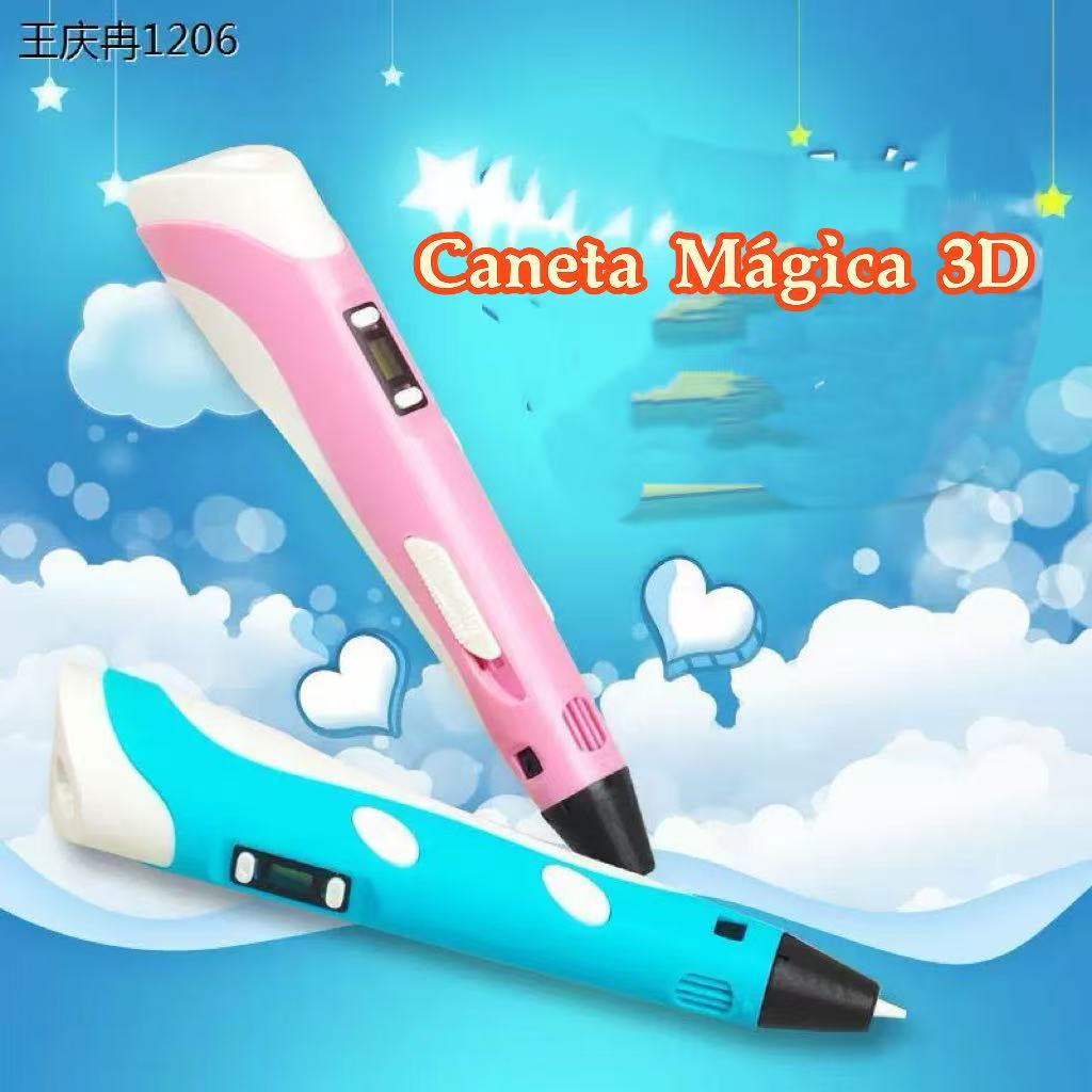 Caneta 3D Impressora Manual Infantil e Adulto Com 