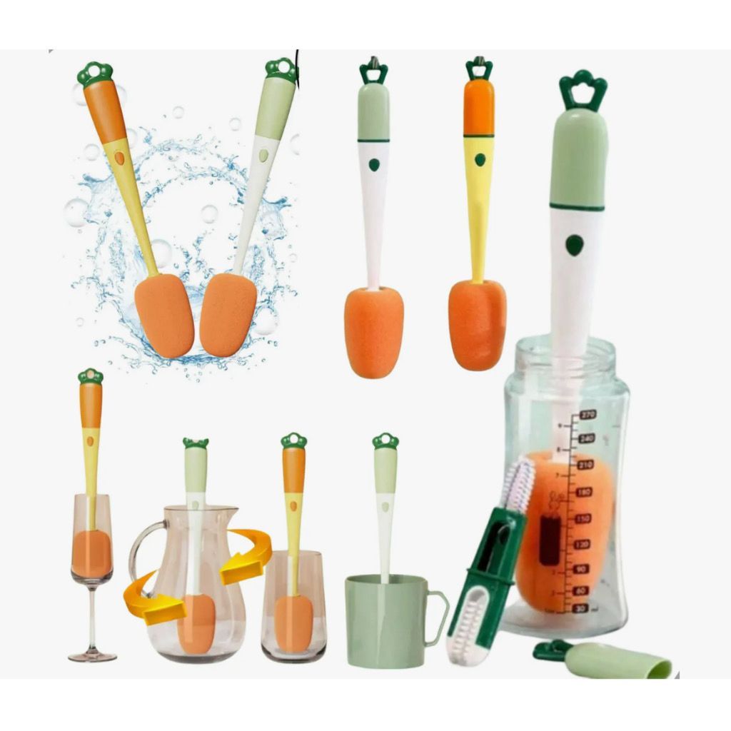 Escova Cenoura 3 Em 1 Multifuncional Para Limpar G