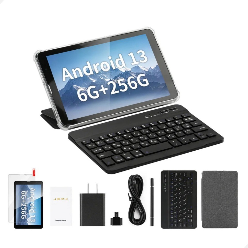 Tablet C/ Teclado + Capa Caneta 6gb 256gb C/ Entra
