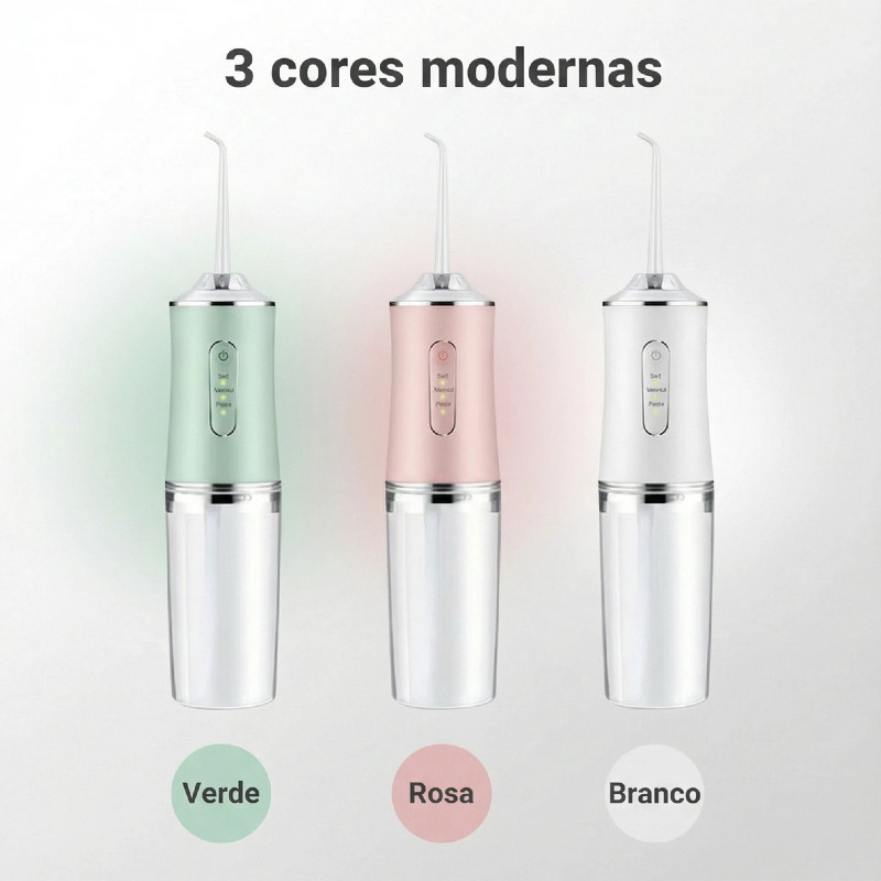 Irrigador Dental Portátil, 220ml, USB – Pr�