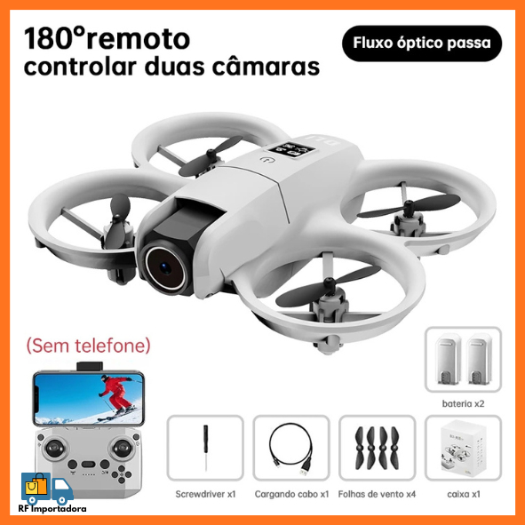 Mini Drone WIFI FPV Hover Câmera 4K Luzes Colorid