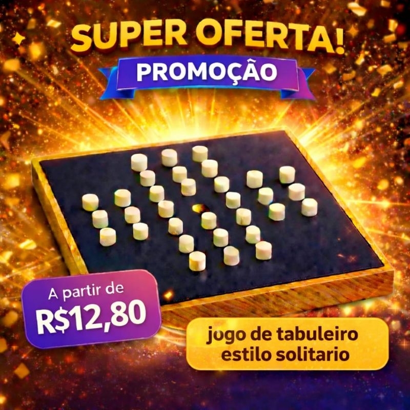 JOGO RESTA 1 -MDF-  TABULEIRO EDUCATIVO ESTRATÉGI