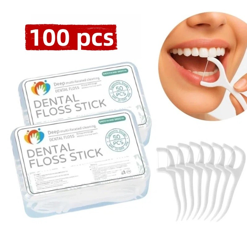 Kit palitos de fio dental palitos de limpeza inter