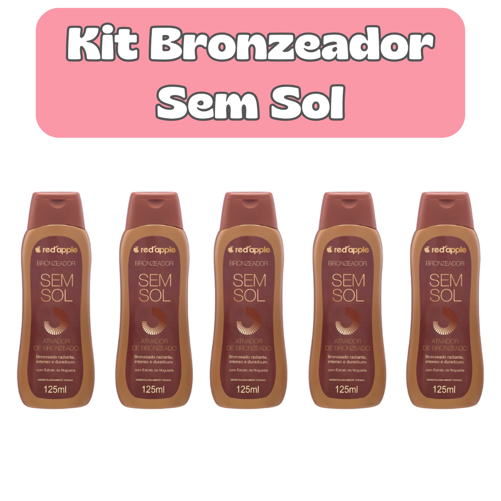 BRONZEADOR Sem Sol Red Apple Bronzeado Natural Hid