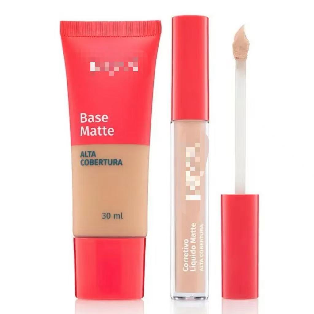 Kit Base Matte Alta Cobertura + Corretivo Matte P