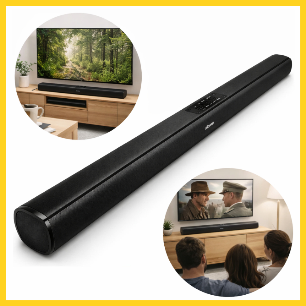 Caixa de Som Sound Bar Home Theater Bluetooth Para