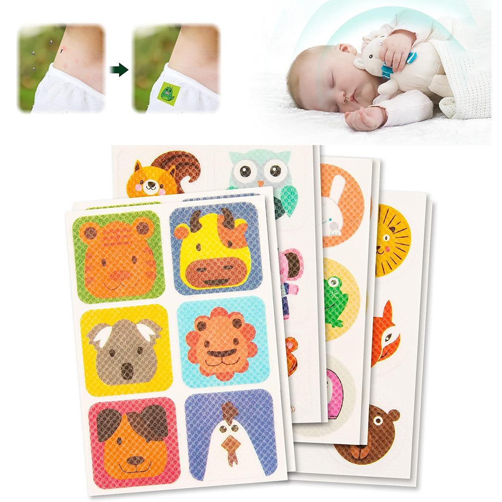 Kit 72 Pecas Bebês Adesivos Repelente Citronela S