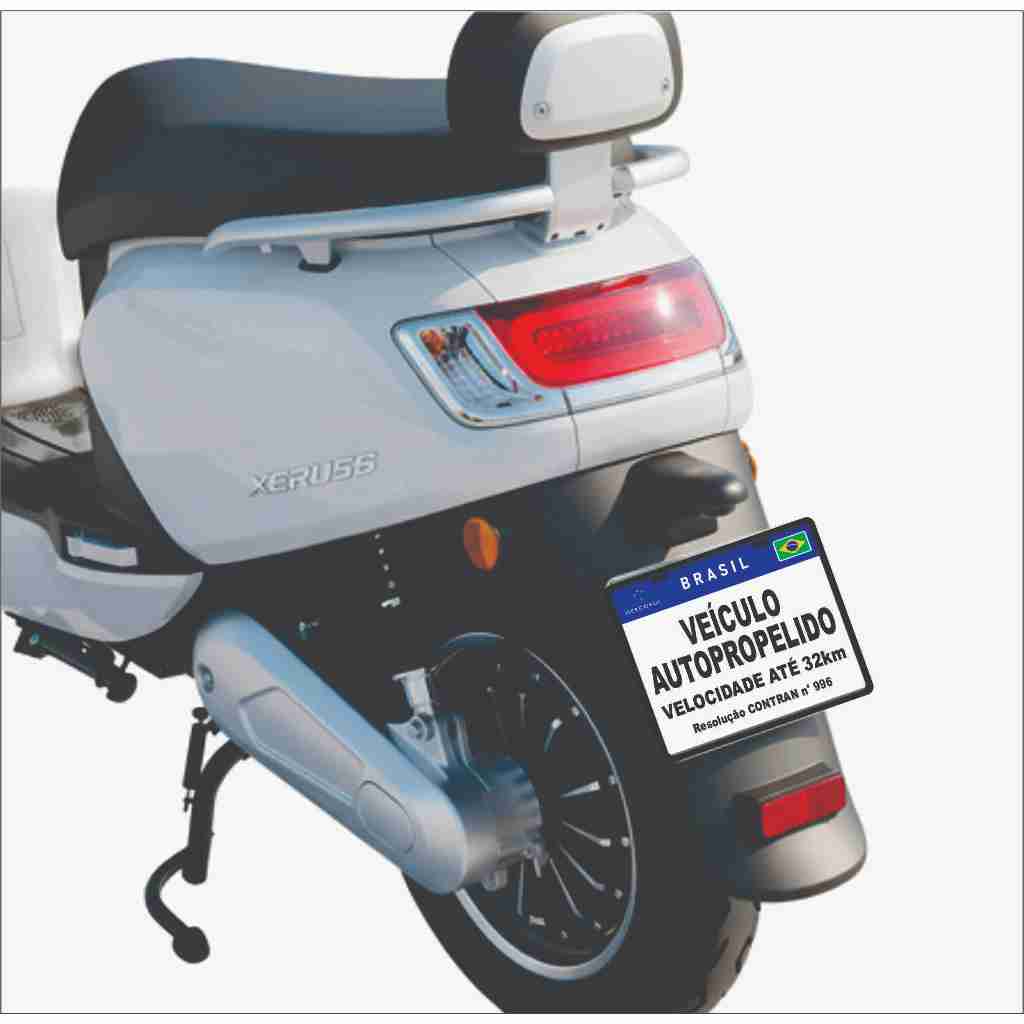 Placa auto propelido elétrico moto bike scooter b
