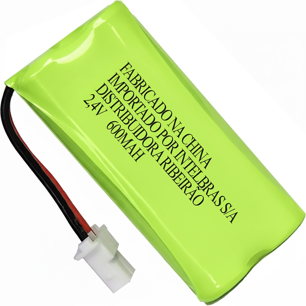 Bateria Telefone Intelbras Sem Fio 2,4v 600mAh TS 