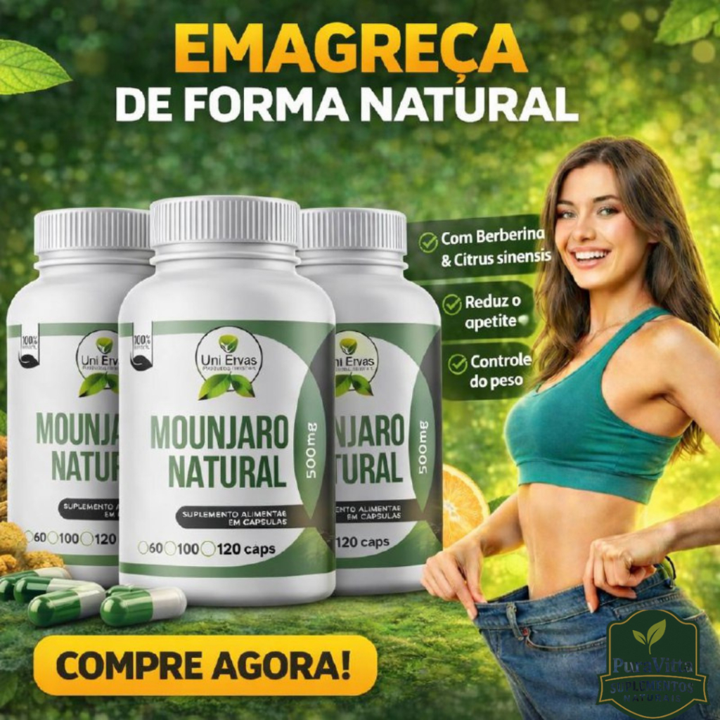 M-O-U-N-J-A-R-O 100% NATURAL – 120 Cápsulas