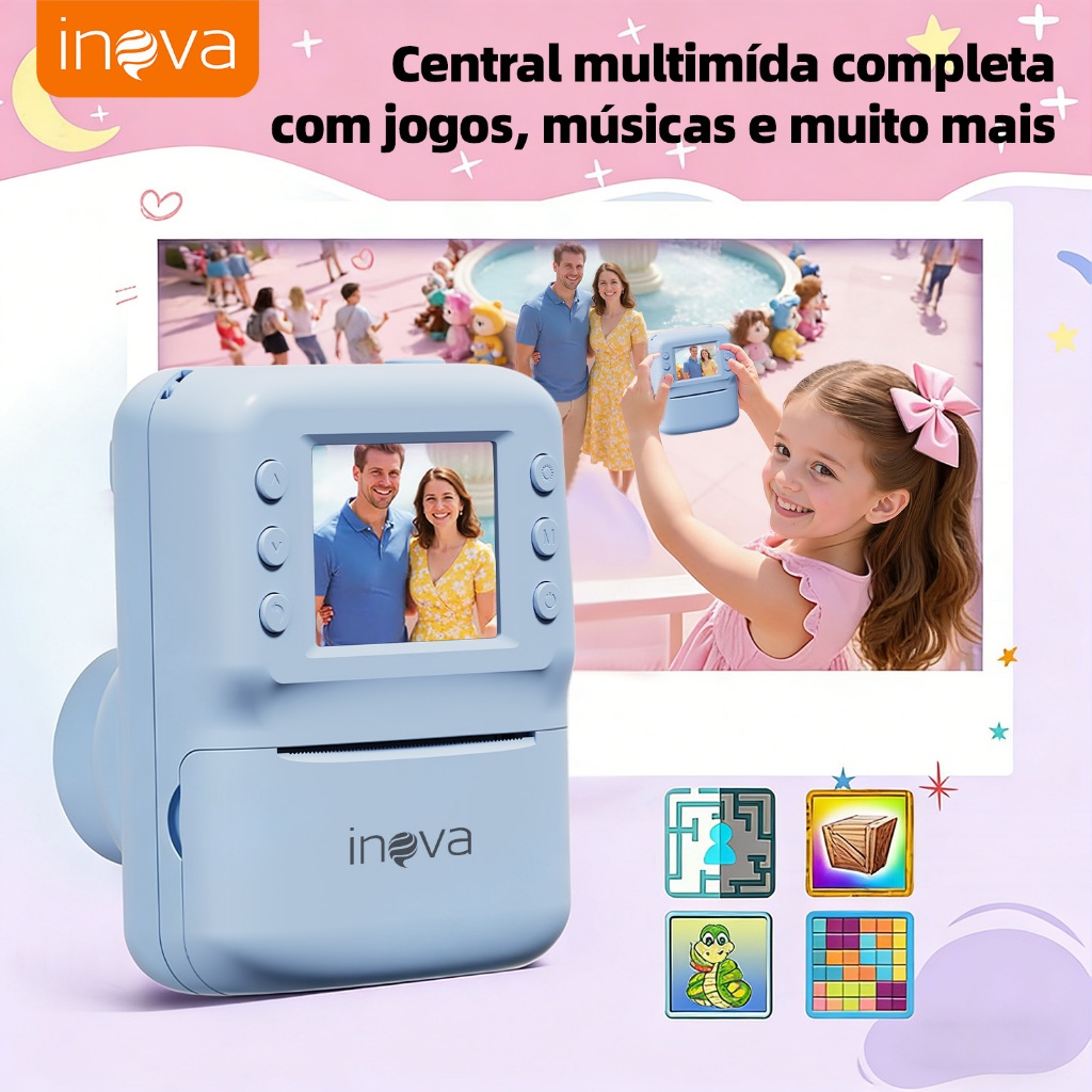 INOVA Câmera Infantil Inova CAM-13382 Digital com