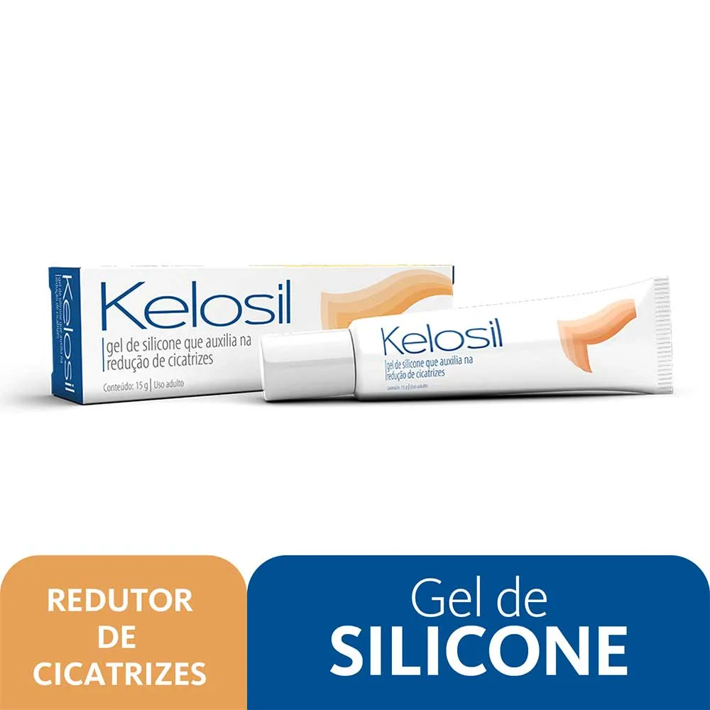 Kelosil Gel de Silicone Kelosil  15g Queloide Cica