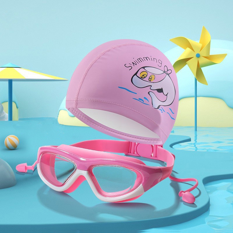 Conjunto De Óculos De Natação Kids Waterproof A