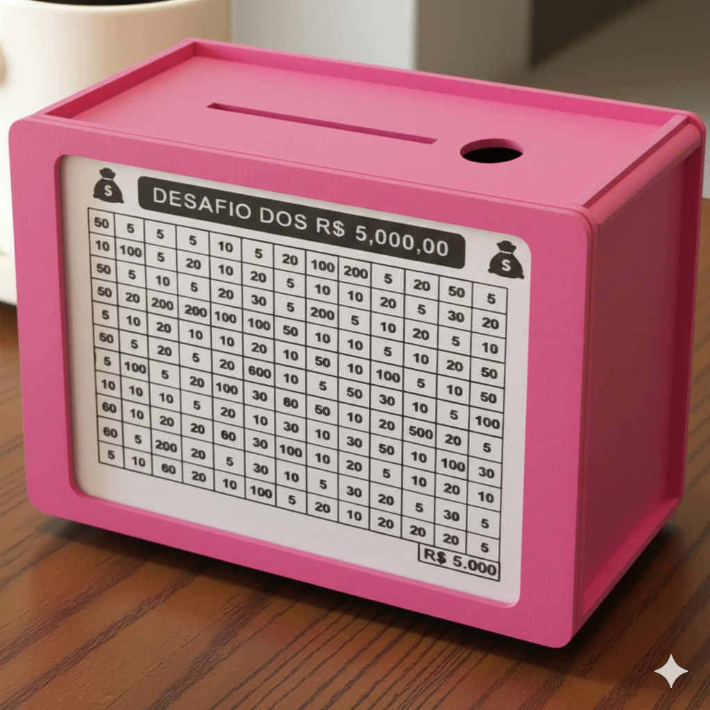 Cofre Desafio Japonês  Caixa de Madeira para Econ