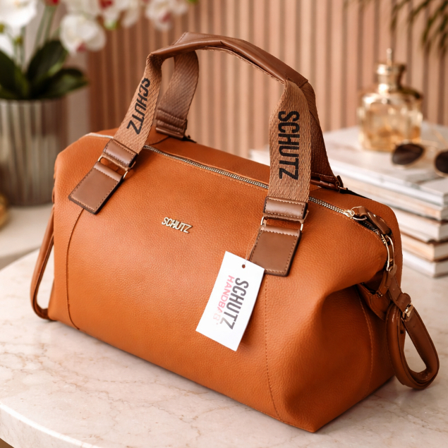 Bolsa Feminina Grande com Zíper  Elegante, Espaç