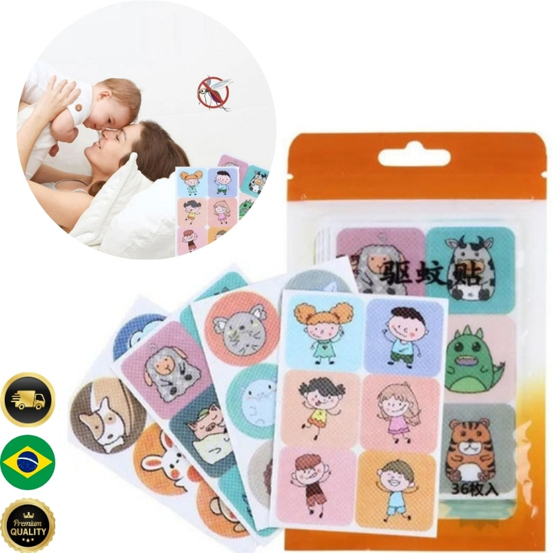 Adesivo Repelente Natural Infantil | Mosquitos | E