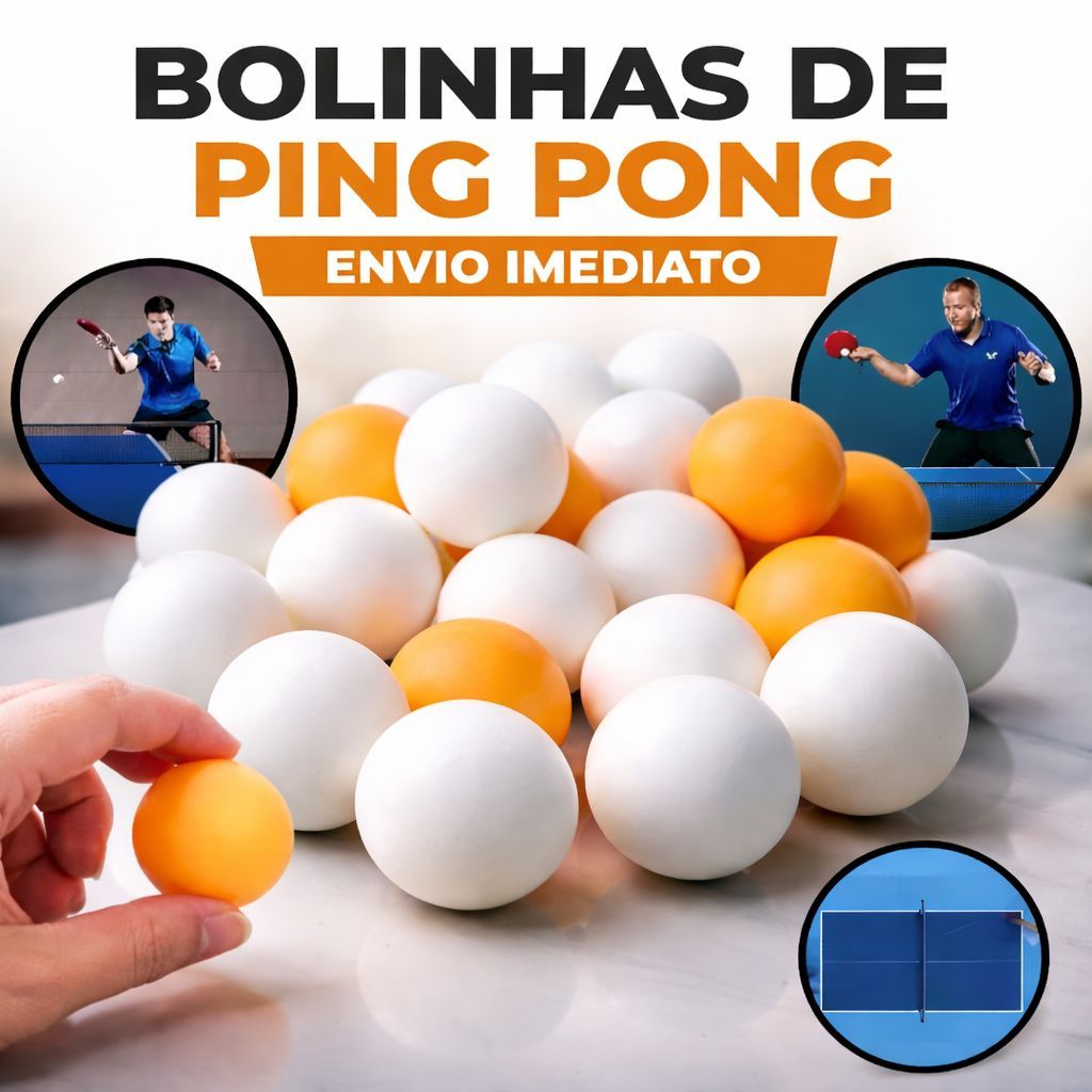 Kit 6/12/18 Bolinhas Para Ping Pong Esporte Treina