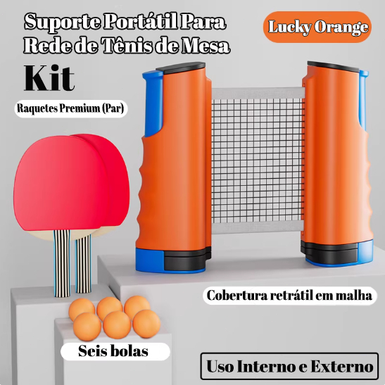 Kit Rede Mesa Tênis de Mesa Ajustável – Me