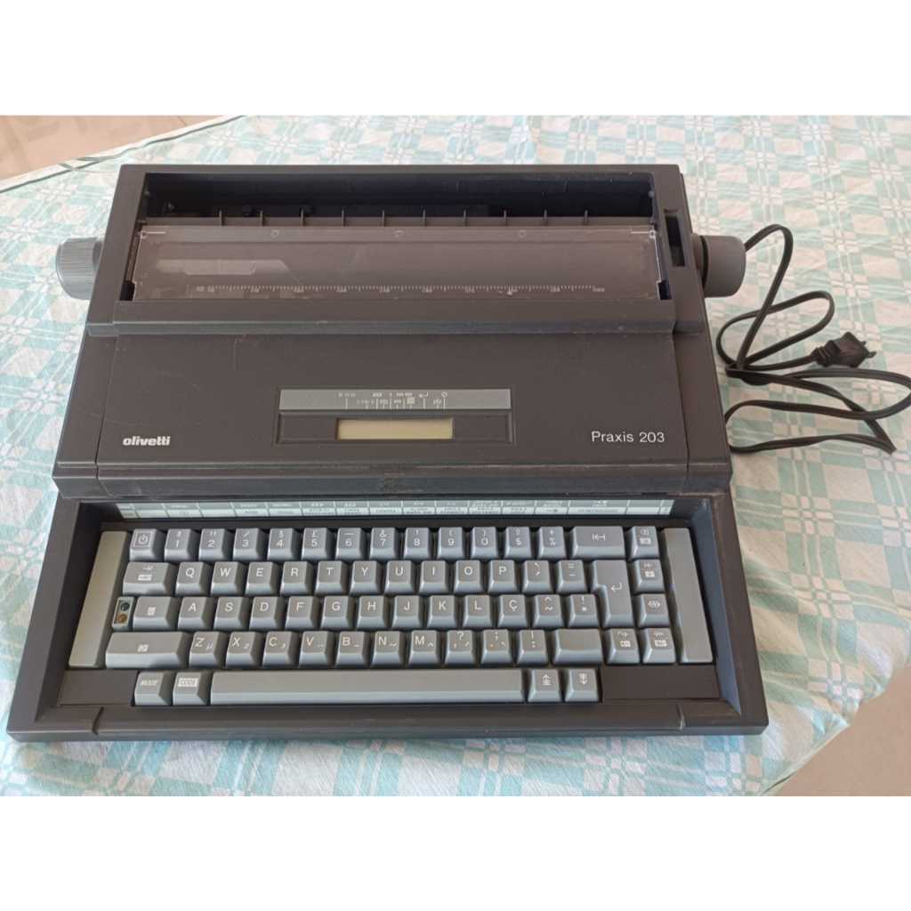 Maquina Escrever Elétrica Olivetti Praxis 203 (l�