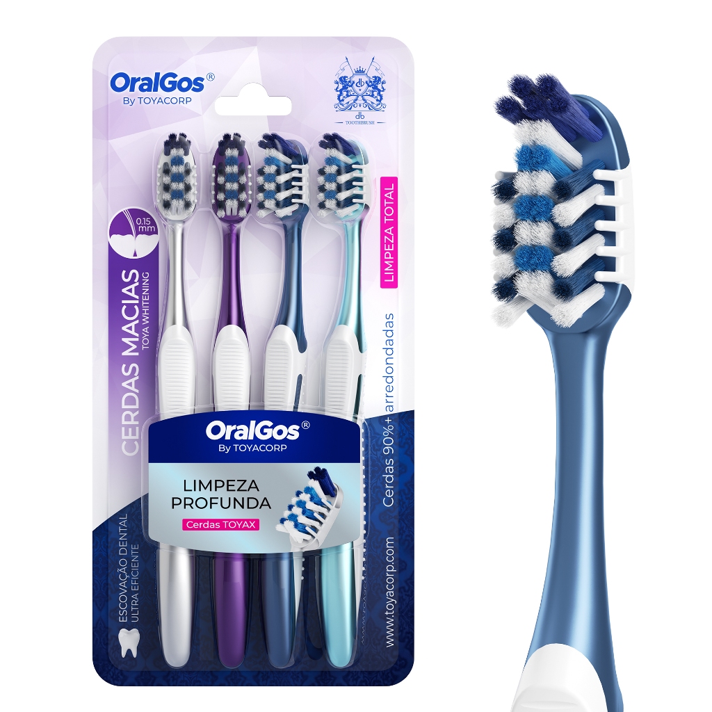 OralGos Escova Dental Ultrafina,Cerdas Ultramacias