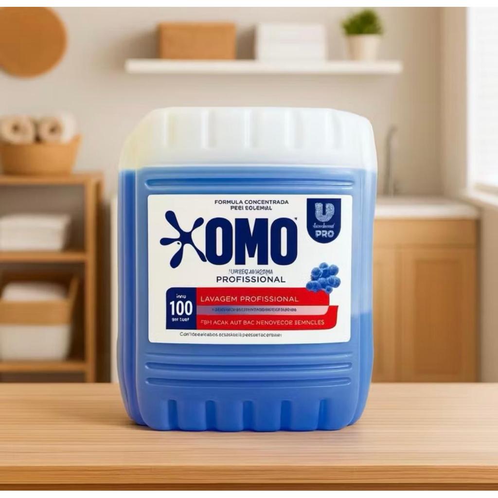 LAVA ROUPA LÍQUIDO 5L GALÃO OMO PRO SUPER CONCEN