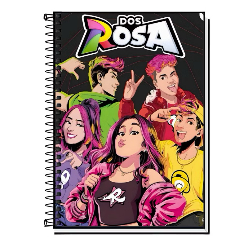 adesivos para capa de caderno Emilly vick dos rosa