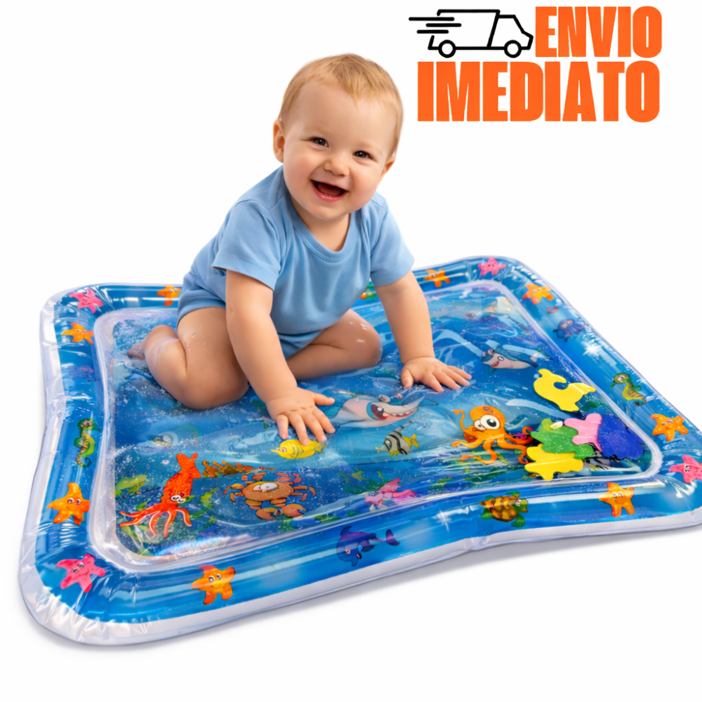 Tapete Infantil Interativo Bebê Inflável Água A