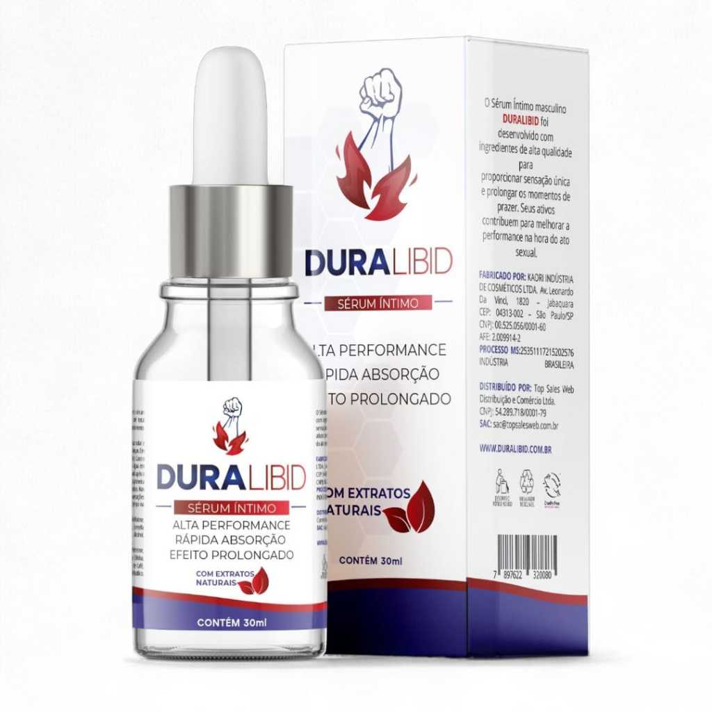 DuraLibid 30ml Sérum Masculino Vigor Homem Desemp