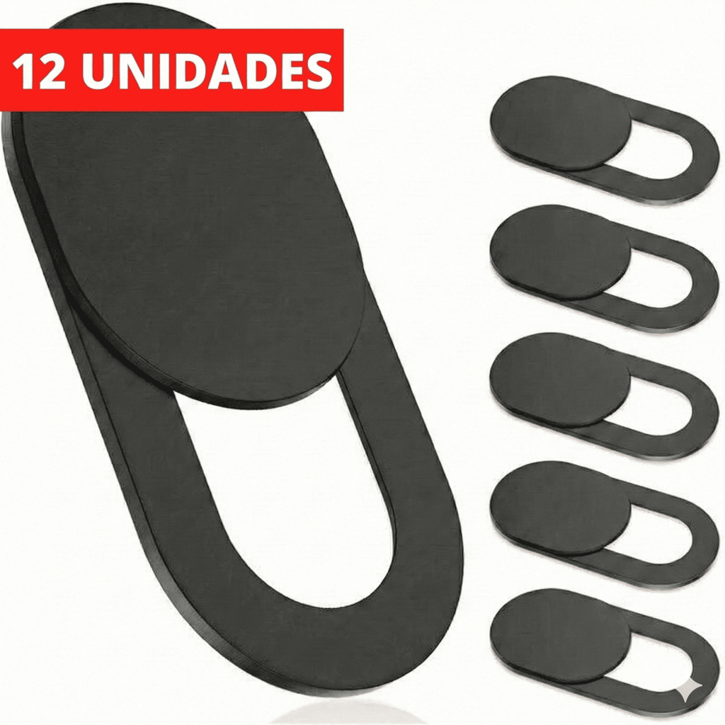 Kit 12 Protetor Webcam Câmera Tampa Privacidade N