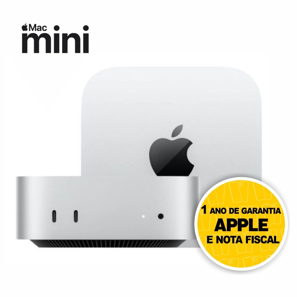 Mac Mini M4 E M2 Apple 8/256GB, 16/256GB E 16/512G