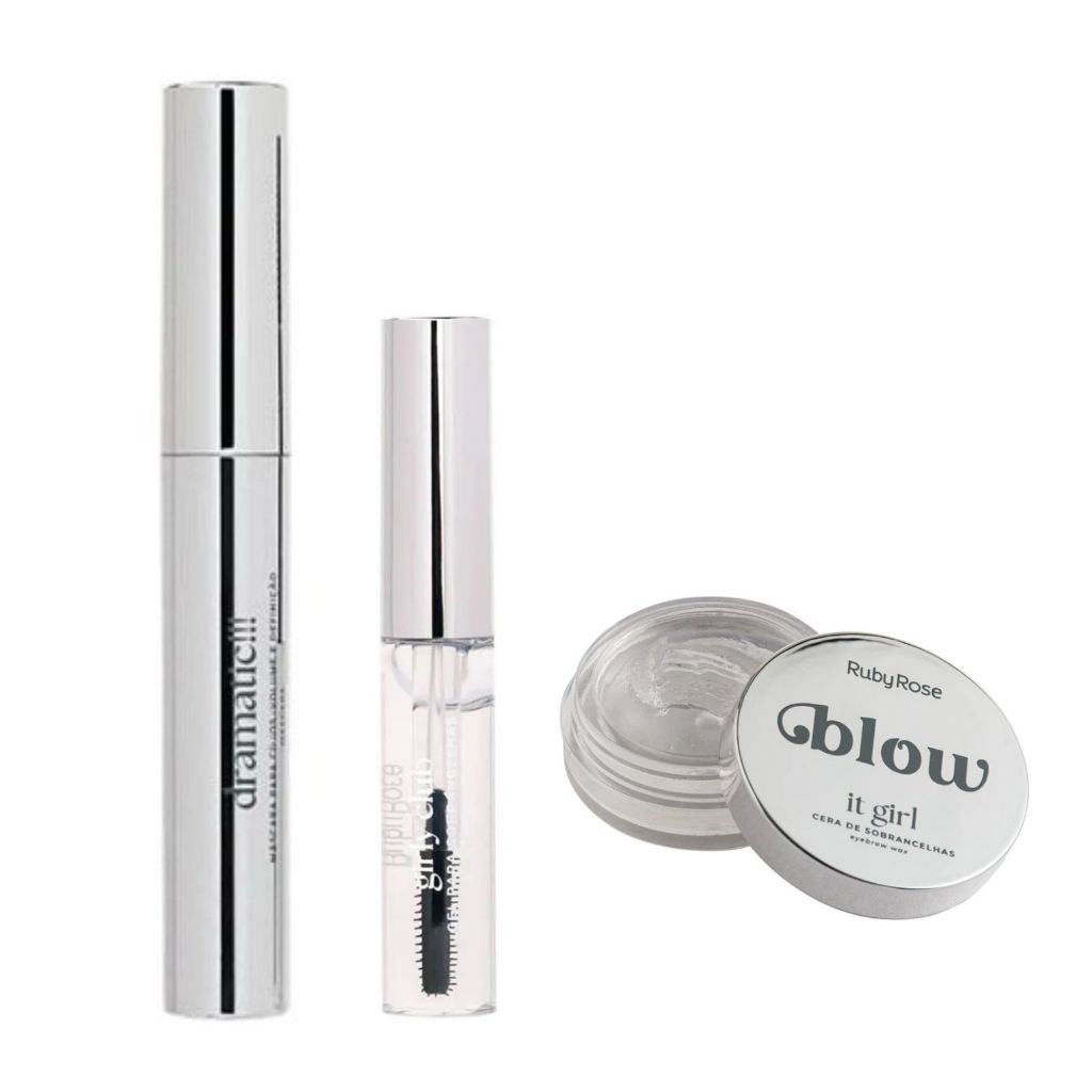 Kit Mascara de cilios + gel de sobrancelha + Cera 
