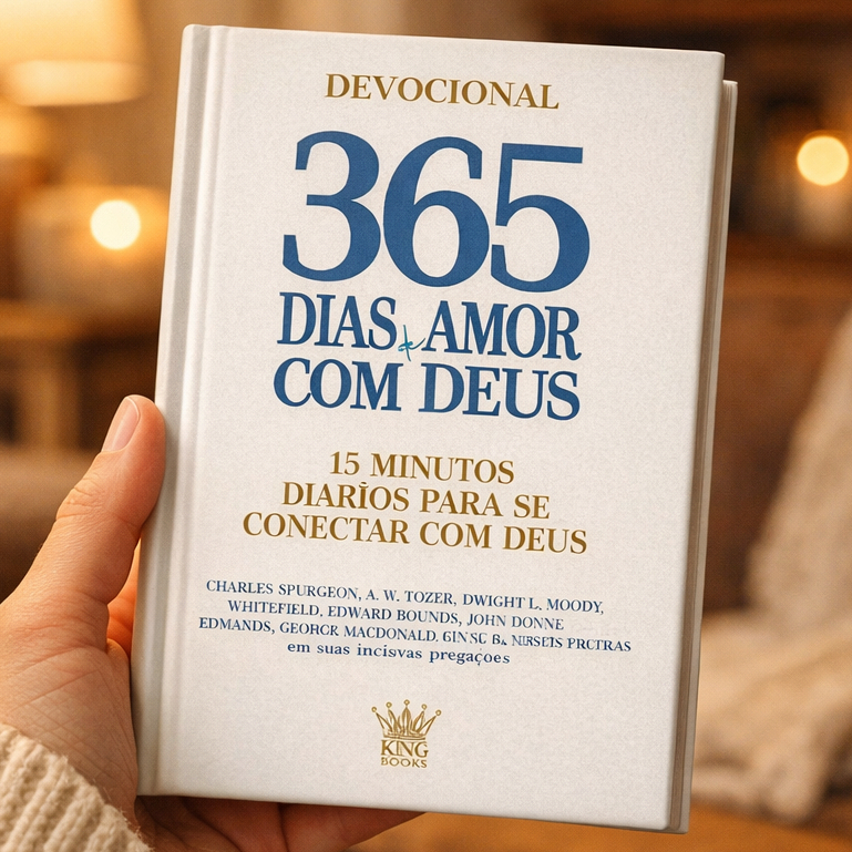 Livro 365 Dias de Amor com Deus Devocional Diário