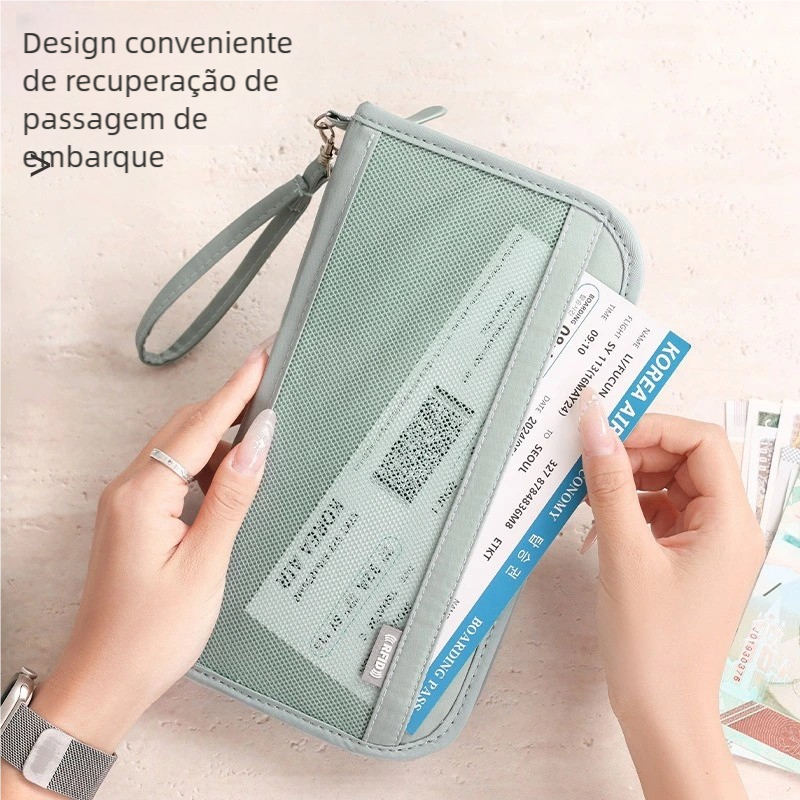 Capa de Passaporte de Viagem À Prova Dágua ̵