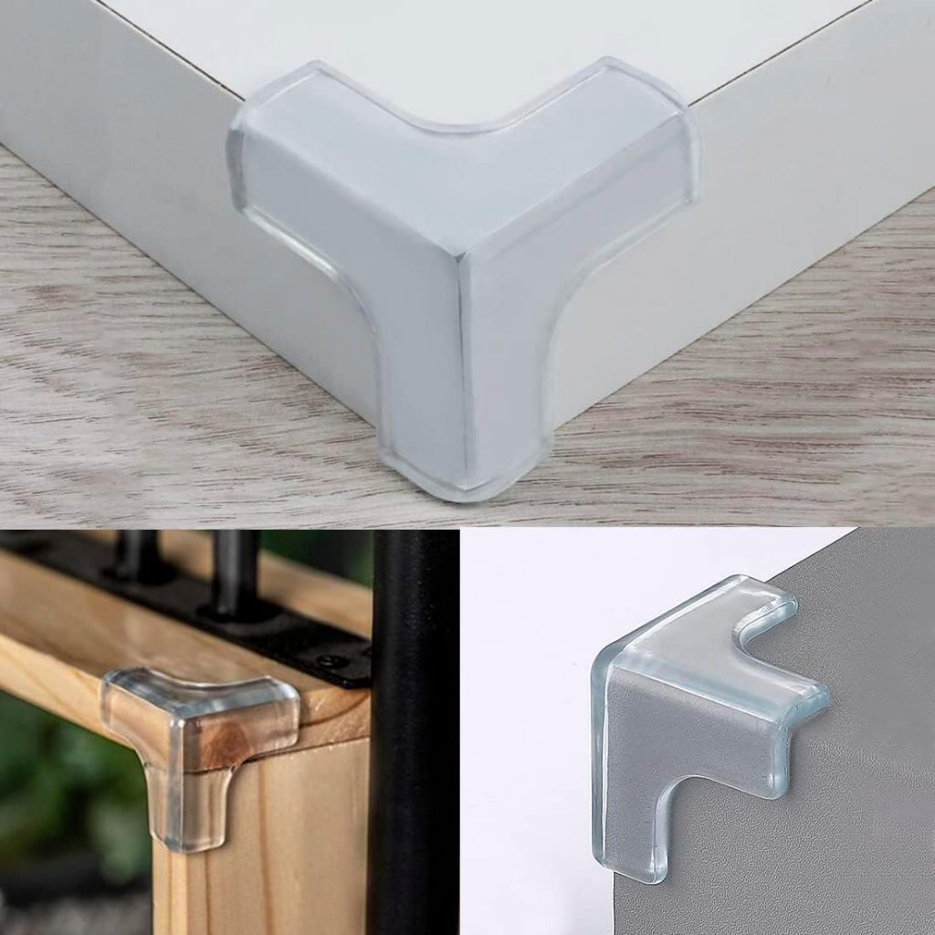 8 Protetores Anti-colisão  Quina Silicone Mesa pa