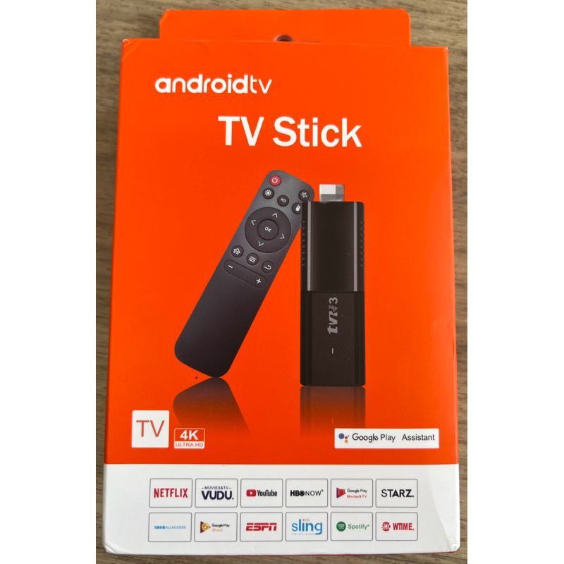 Android TV Stick Wi-Fi 4K – Streaming 4K, Co